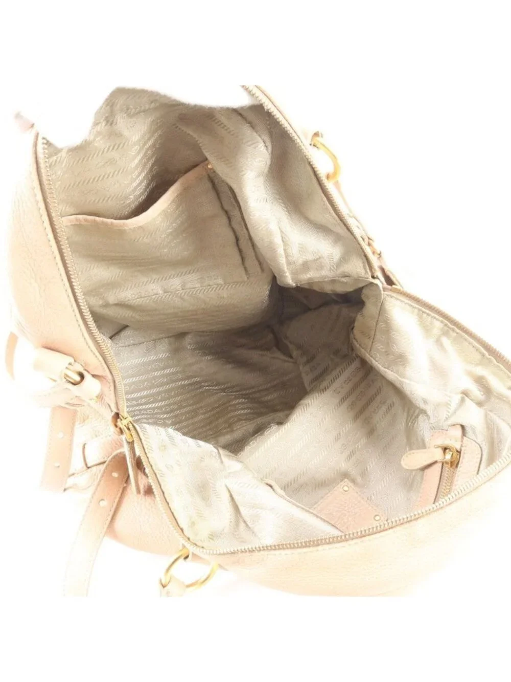 ★SOLD★ Prada Leather Tote Shoulder Hand - Picture 7 of 9
